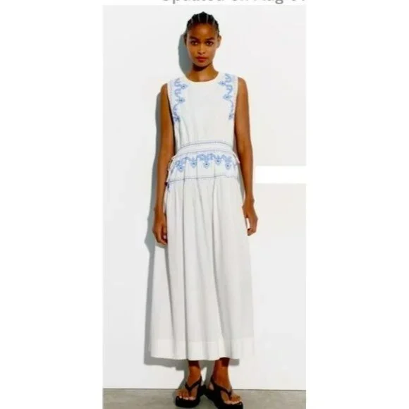 sachin and babi light blue dress Embroidered Dresses – Frock and Frill